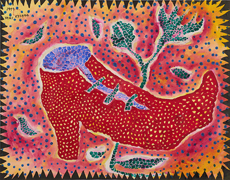 Lot X, Yayoi Kusama, Red Shoe, 1979 Phillips Hong Kong Day Sale, 30 November 2022 Estimate: HKD3,000,000 - 5,000,000 Image and Artwork: © YAYOI KUSAMA